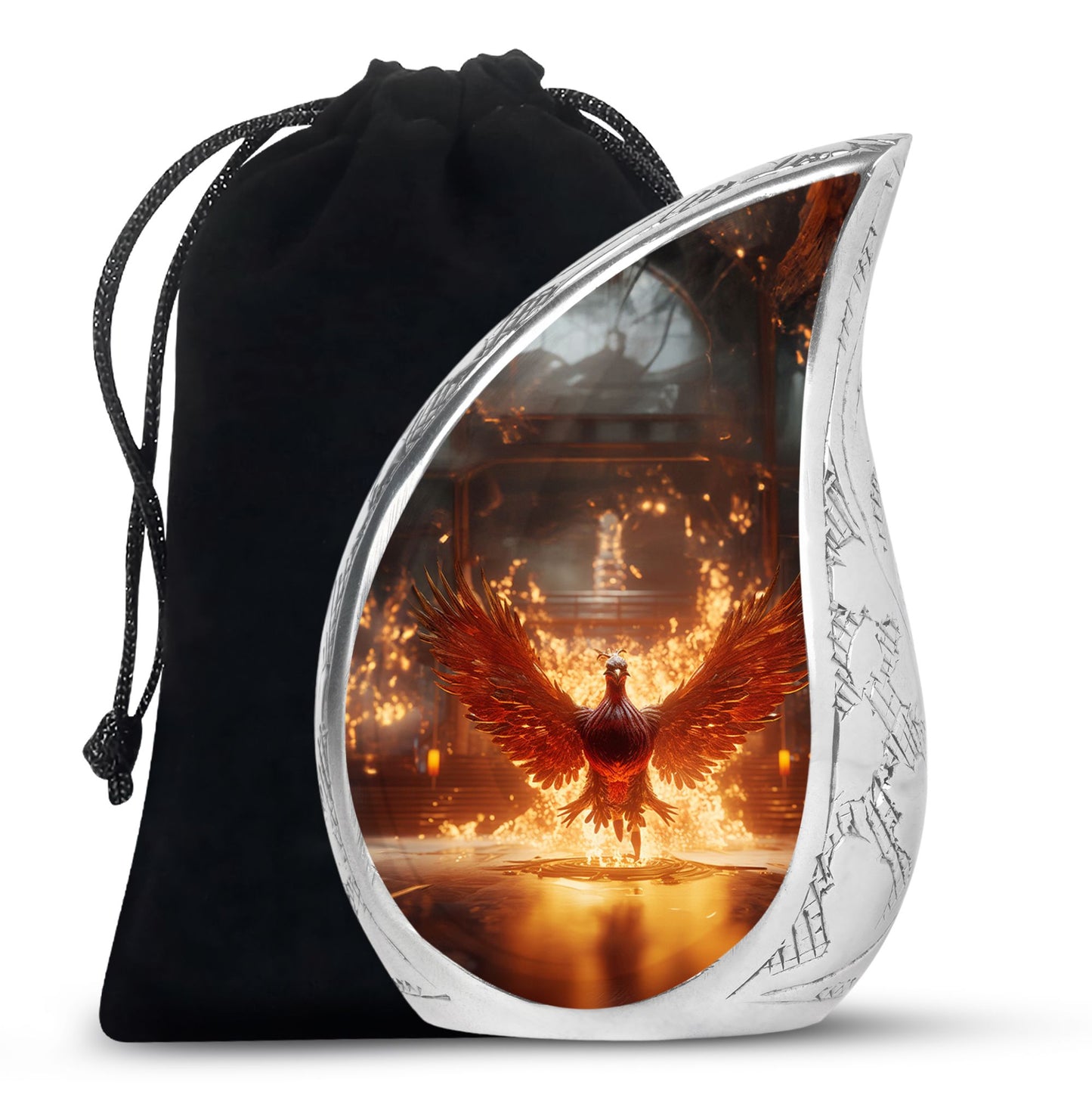 Phoenix Cremination Urn for Human Ashes - Urn for Men