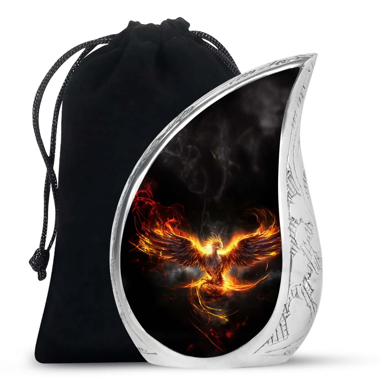 Phoenix Cremation Urn for Adult Men & Women - Urn for Human Ashes