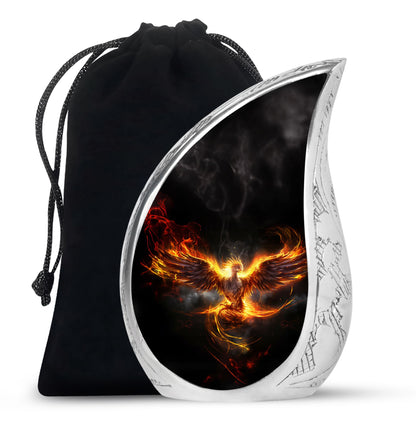 Phoenix Cremation Urn for Adult Men & Women - Urn for Human Ashes