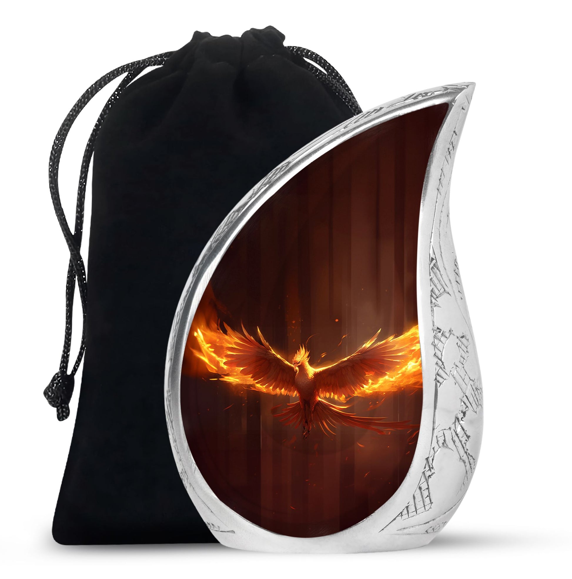 Elegant Funeral Phoenix Urn - Adult Male Burial Urns for Ashes