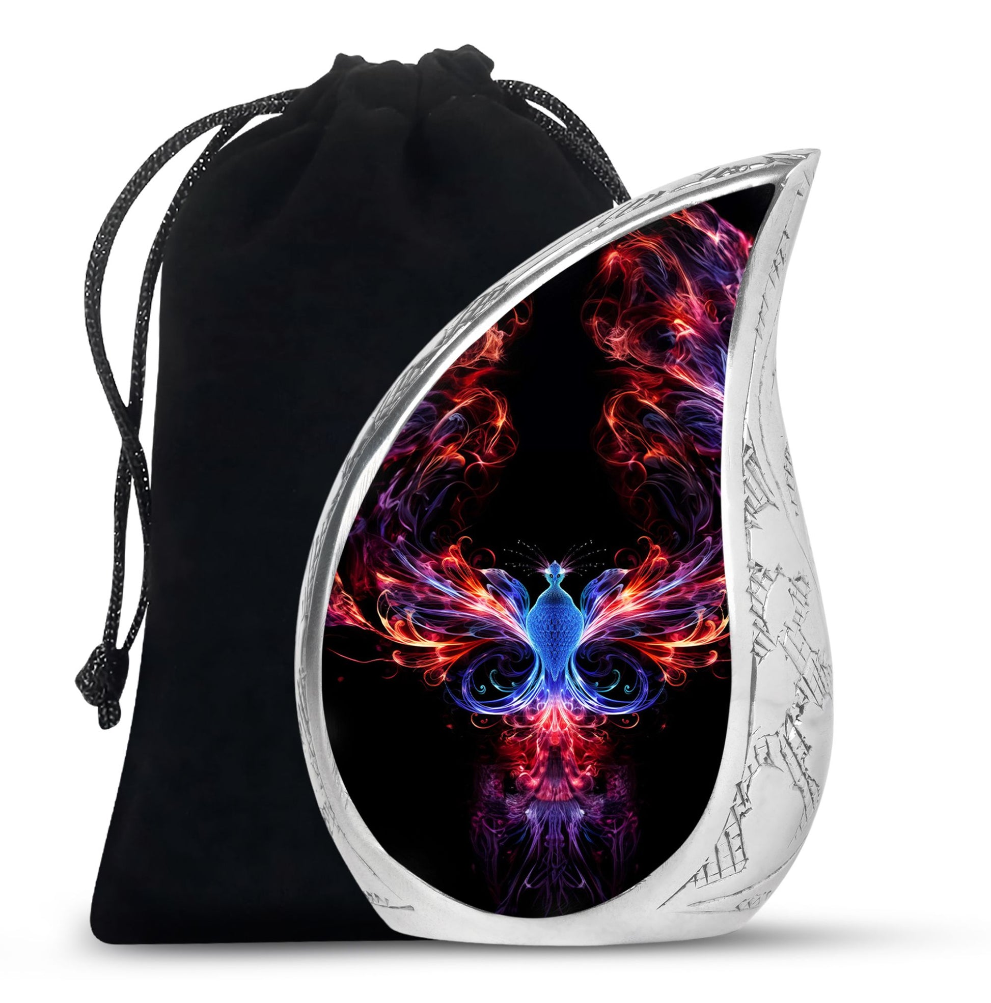 Elegant Phoenix Urn - Burial and Funeral Urns for Adult Human Ashes