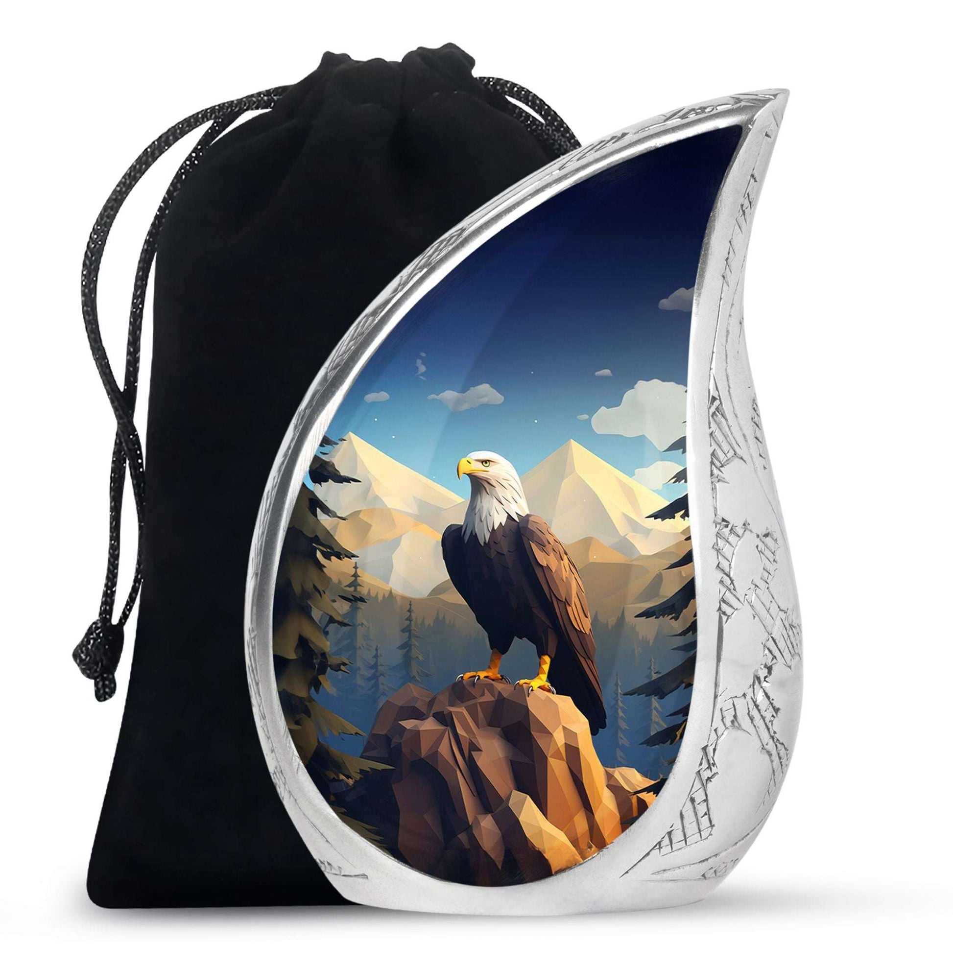 Eagle Cremation Urn for Adult Human Ashes - Urn For Ashes Adult Male Dad