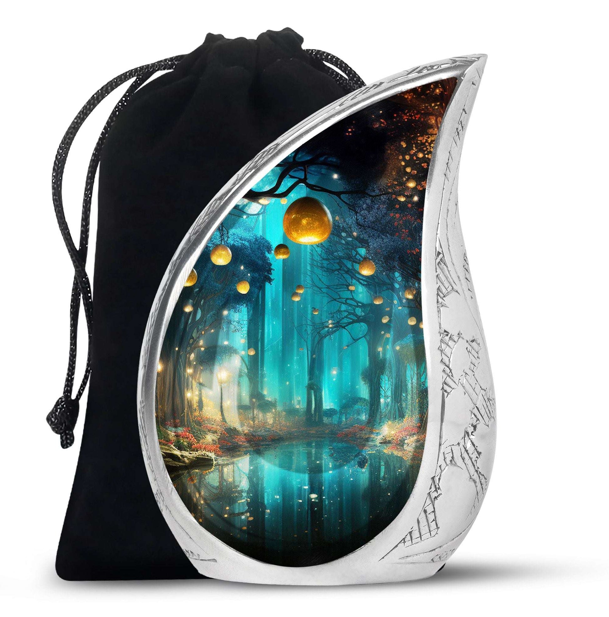 Mystical Forest Urns For Burial In Ground - Magical Cremation Urns For Human