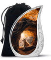 Wolf Adult Cremation Urns – Autumn Forest Cave Urns For Adult Male Ashes