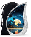 Full Moon Ocean Memorial Urn – Beach Cremation Urn for Ashes
