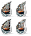  Car Urn 3 Inch Keepsake Pack of 4