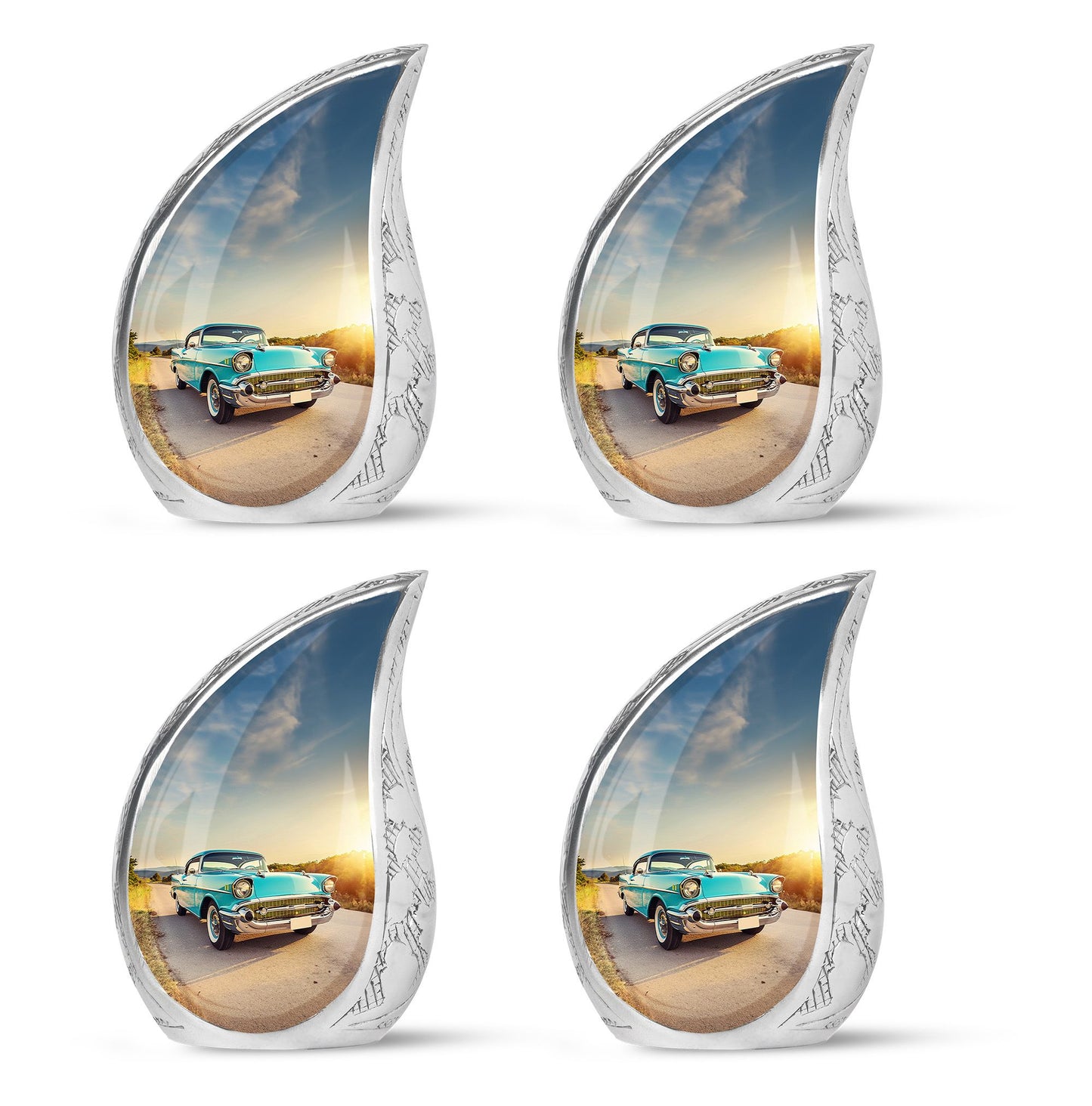  Car Urn 3 Inch Keepsake Pack of 4