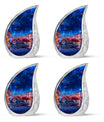  Car Urn 3 Inch Keepsake Pack of 4