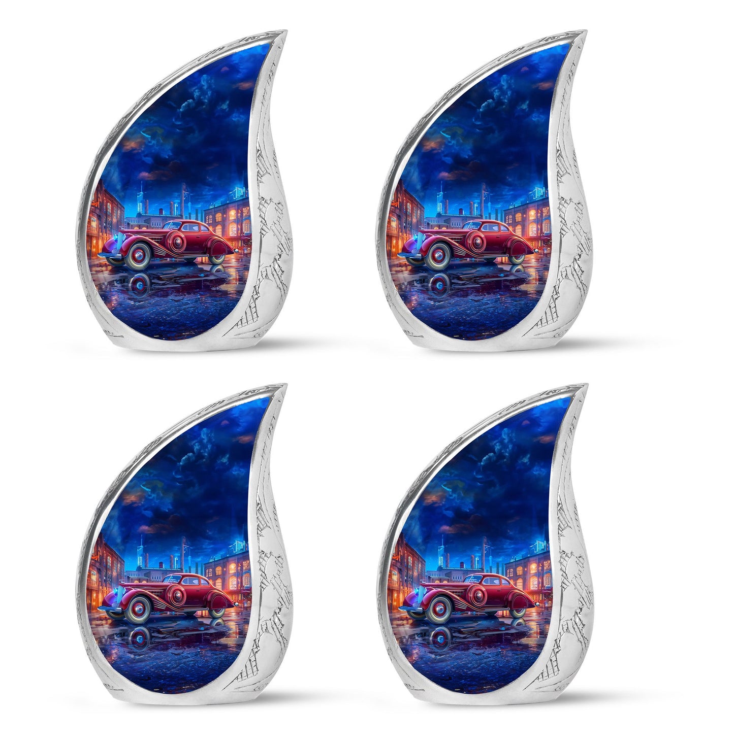  Car Urn 3 Inch Keepsake Pack of 4