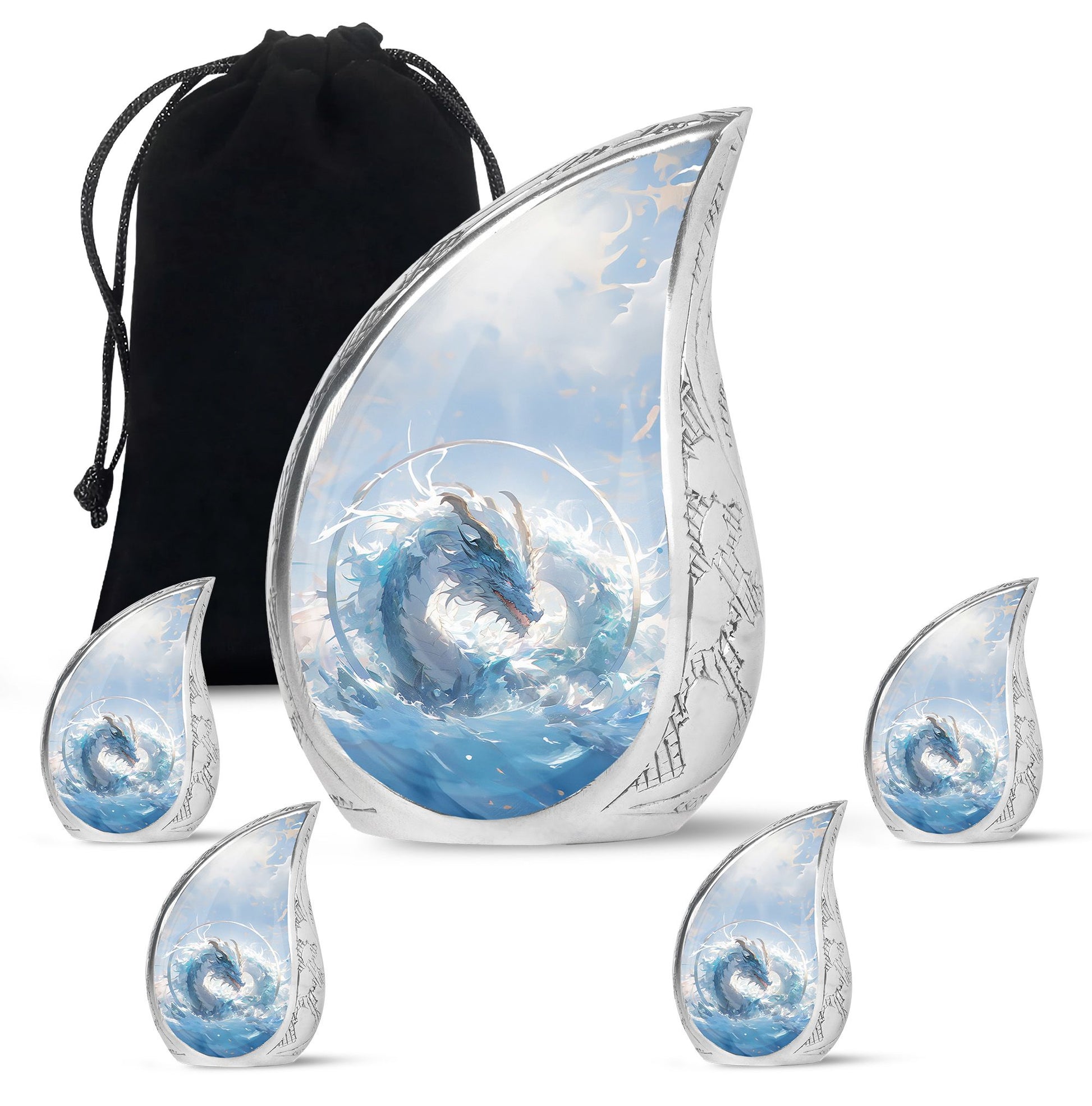  Dragon Urn Large Urn 10 Inch