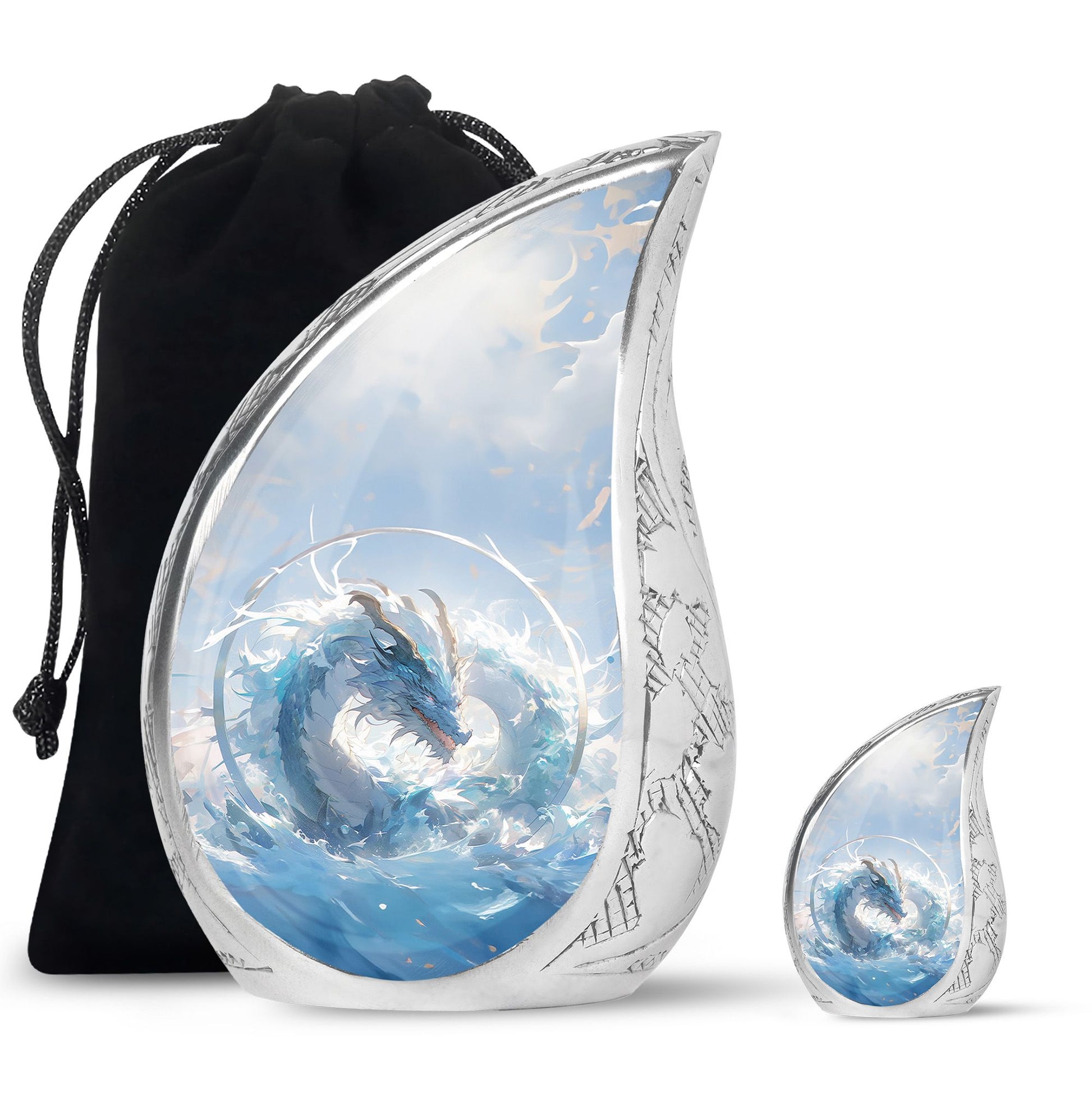  Dragon Urn Large Urn With 2 Keepsake Urn