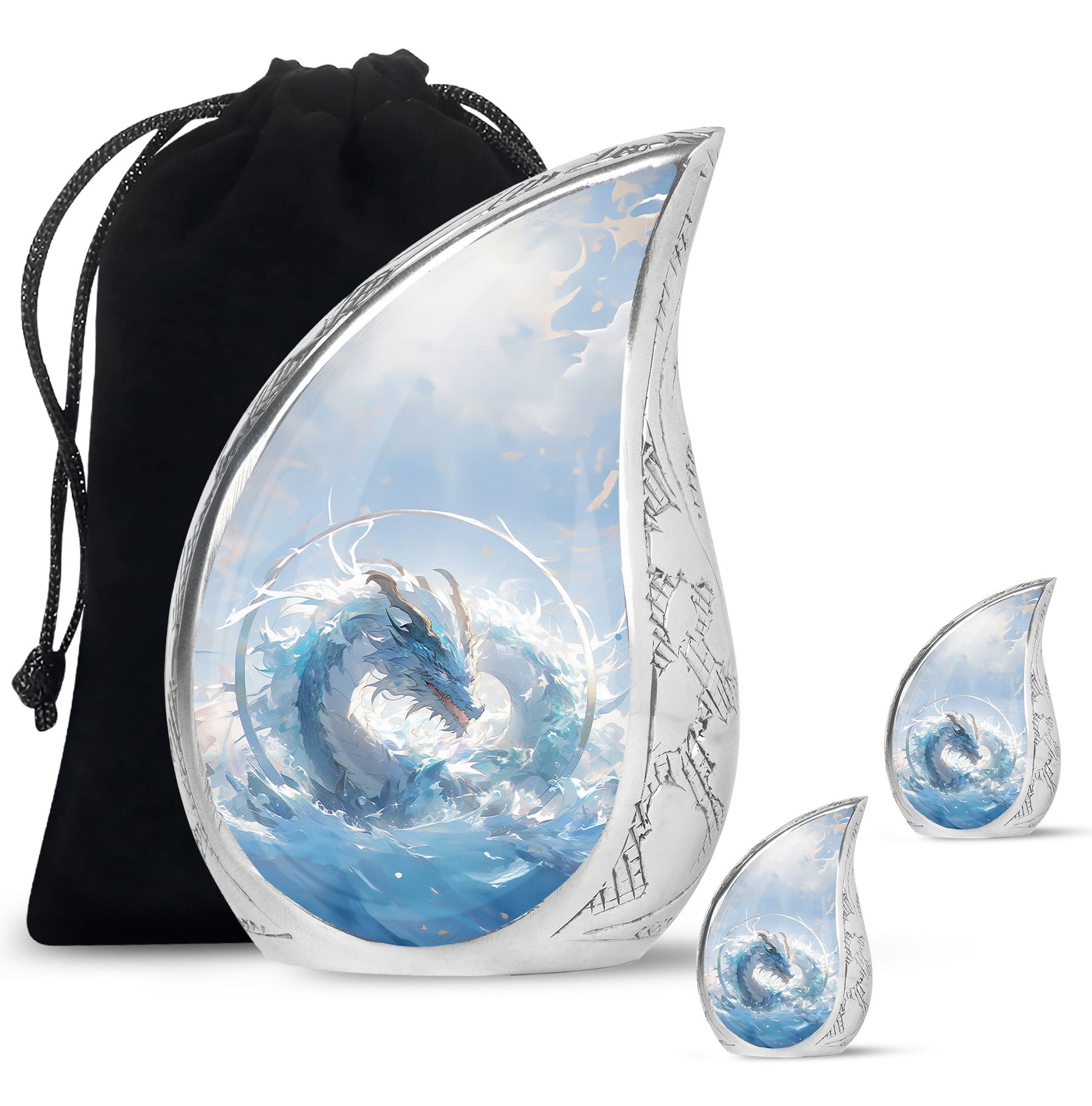  Dragon Urn Large Urn With 4 Keepsake Urn