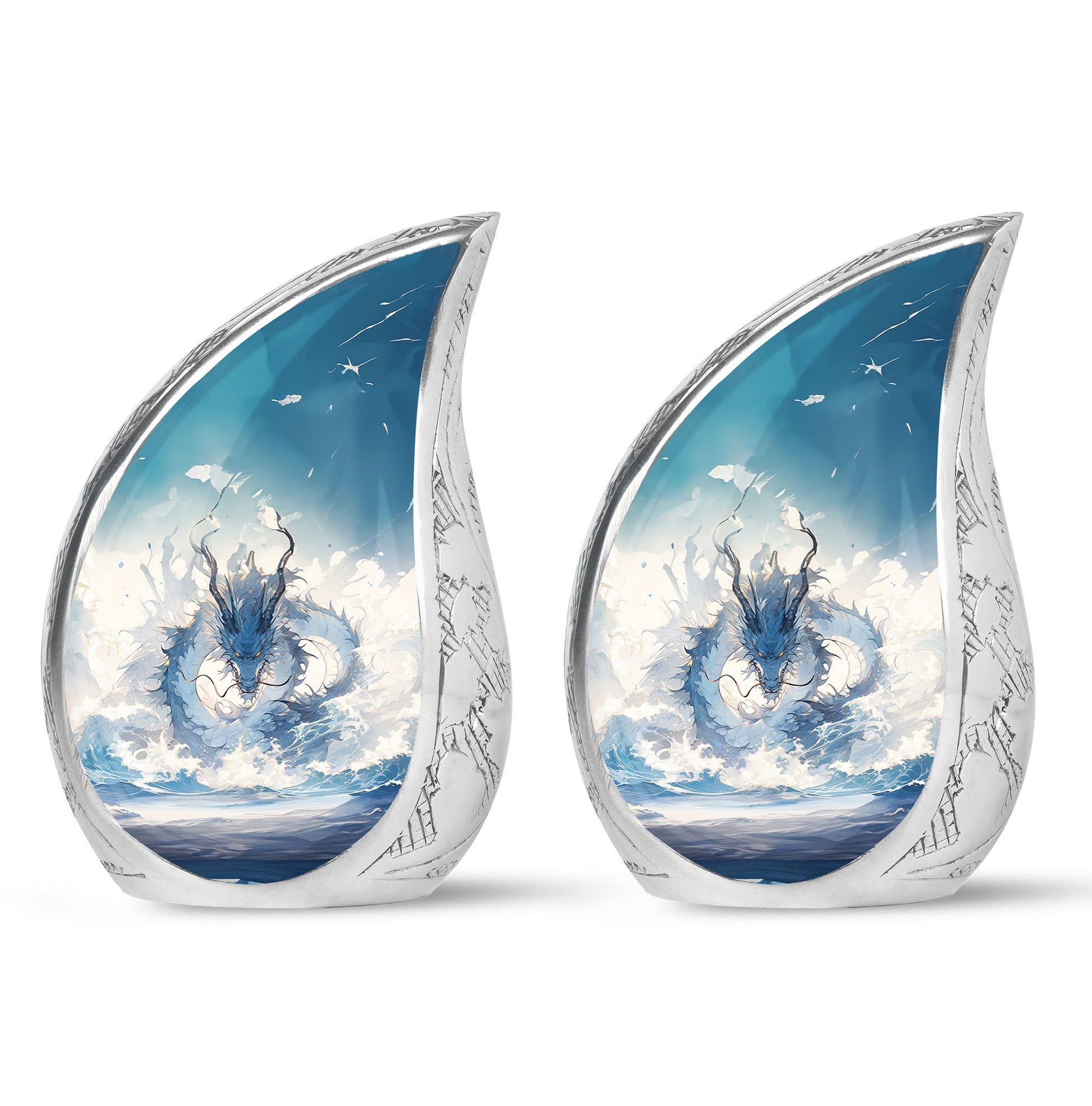  Dragon Urn 3 Inch Keepsake Pack of 4