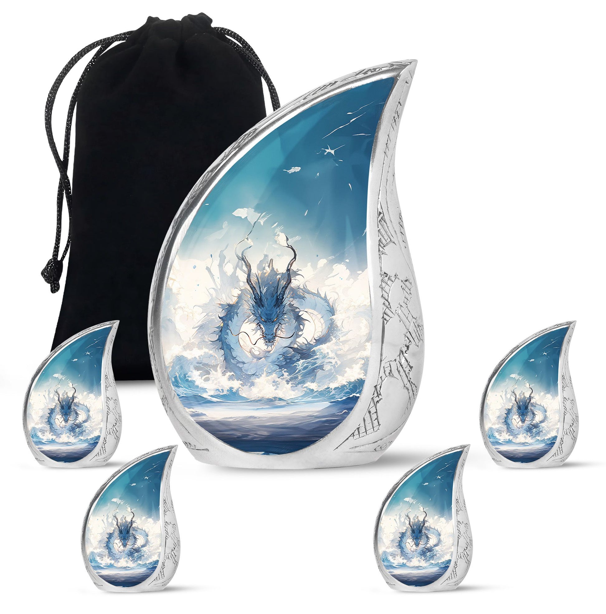  Dragon Urn Large Urn 10 Inch