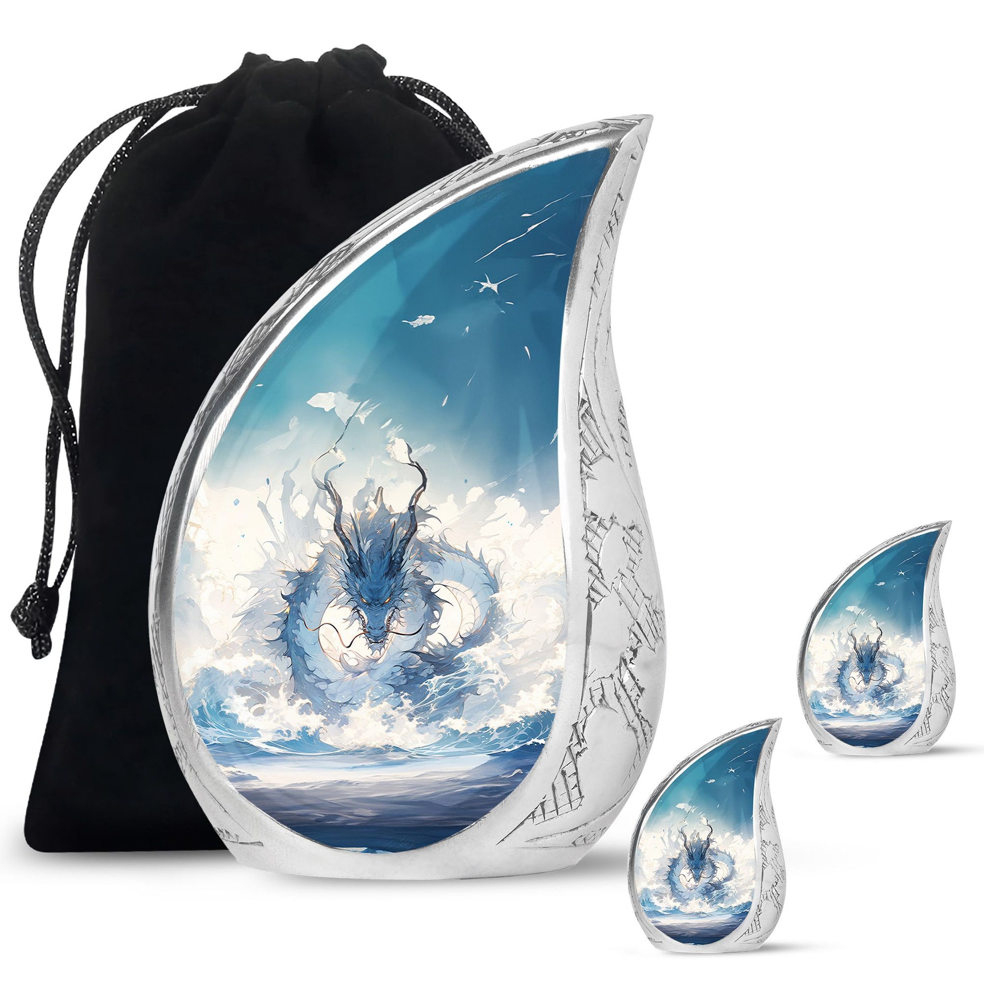  Dragon Urn Large Urn With 4 Keepsake Urn