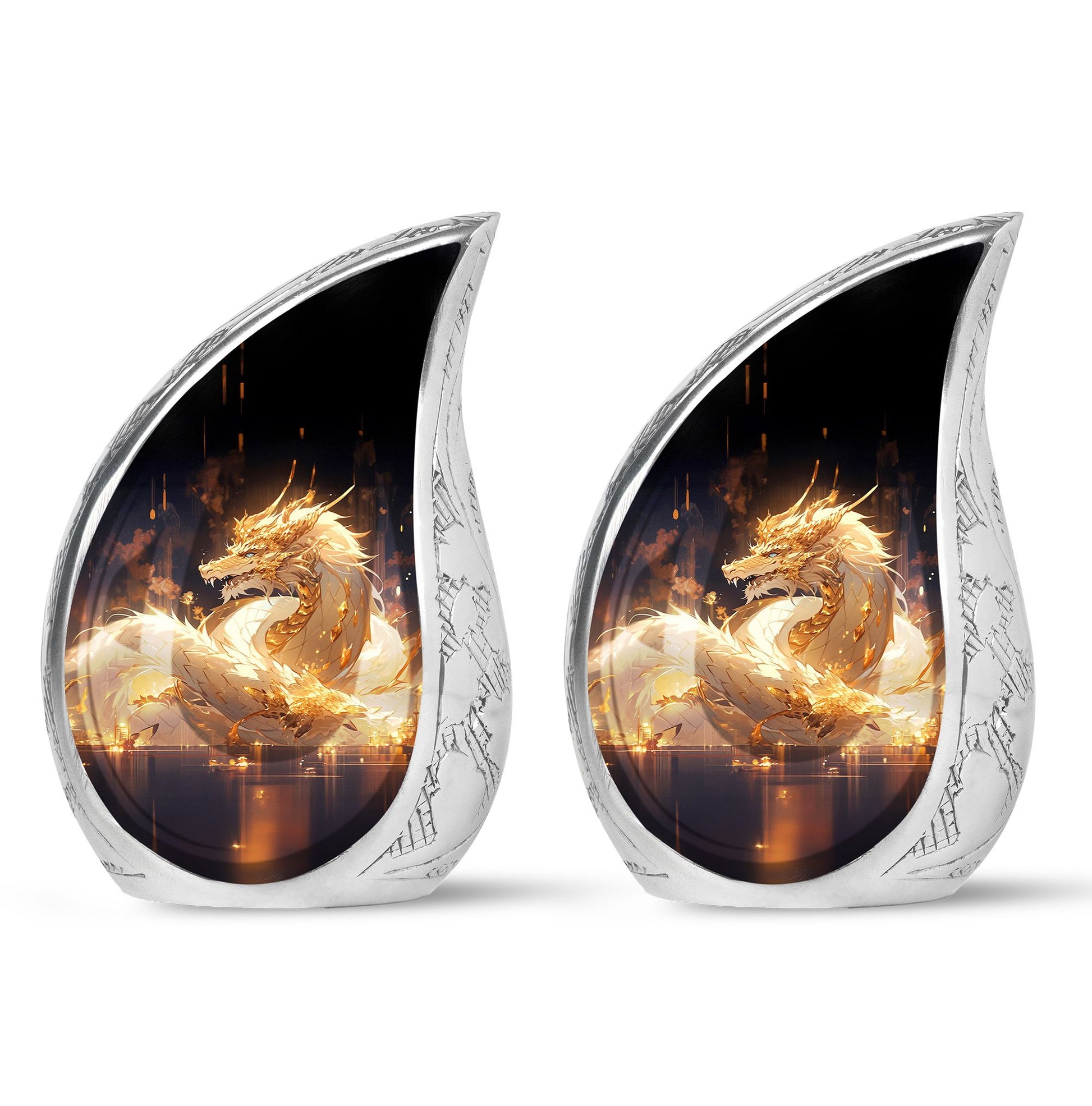  Dragon Urn 3 Inch Keepsake Pack of 4