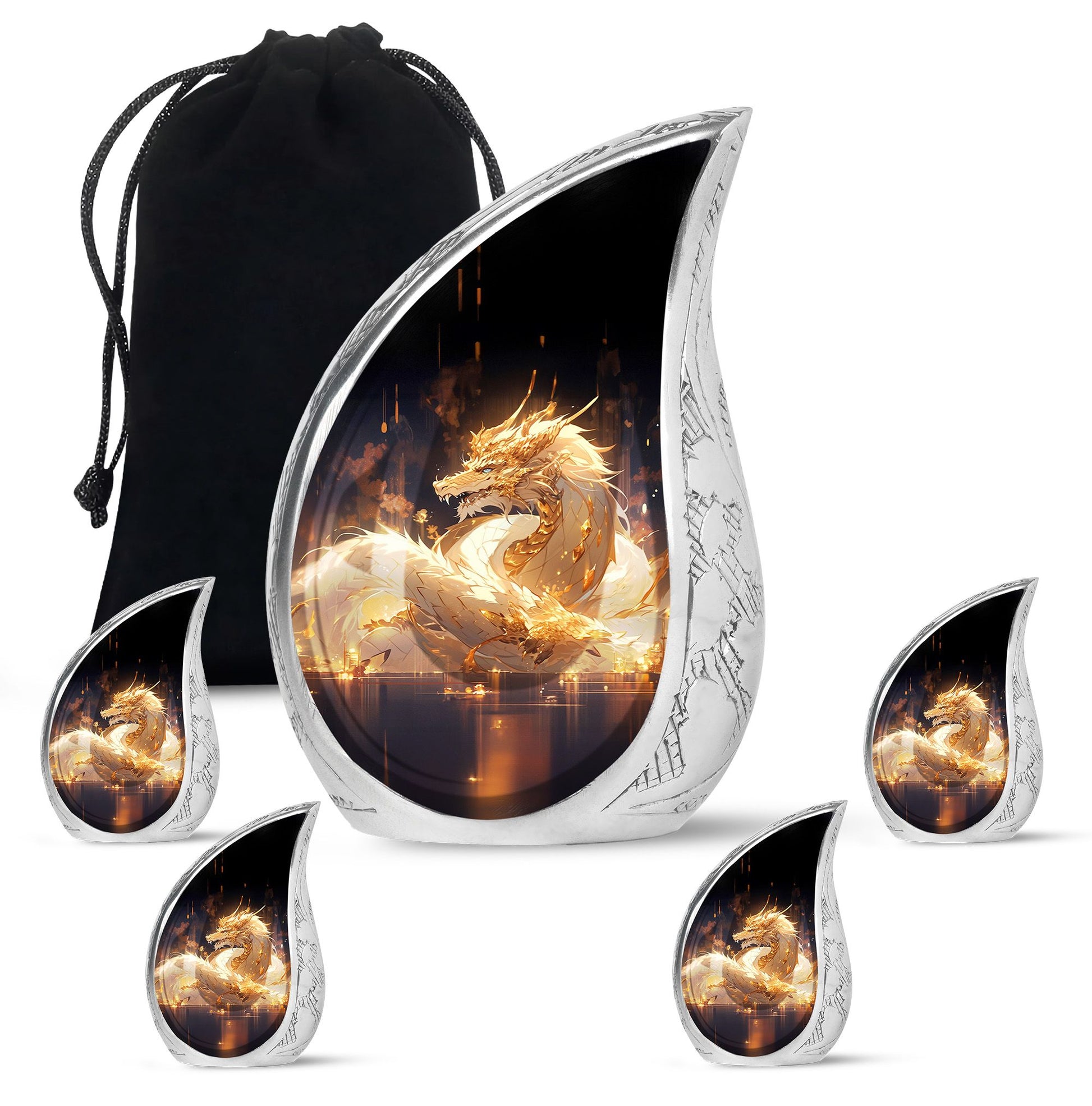  Dragon Urn Large Urn 10 Inch