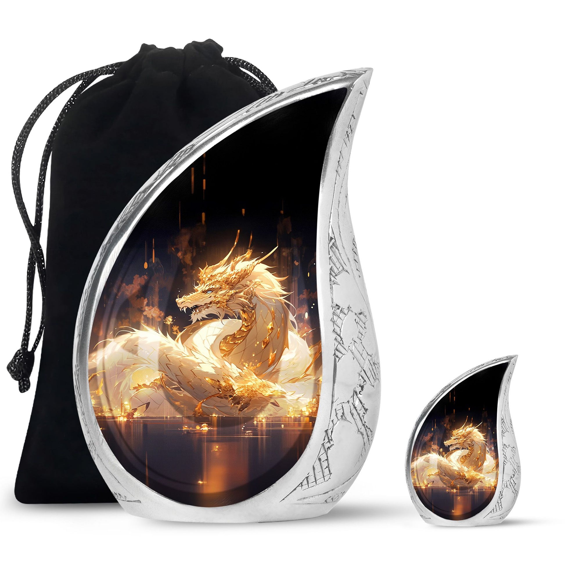  Dragon Urn Large Urn With 2 Keepsake Urn