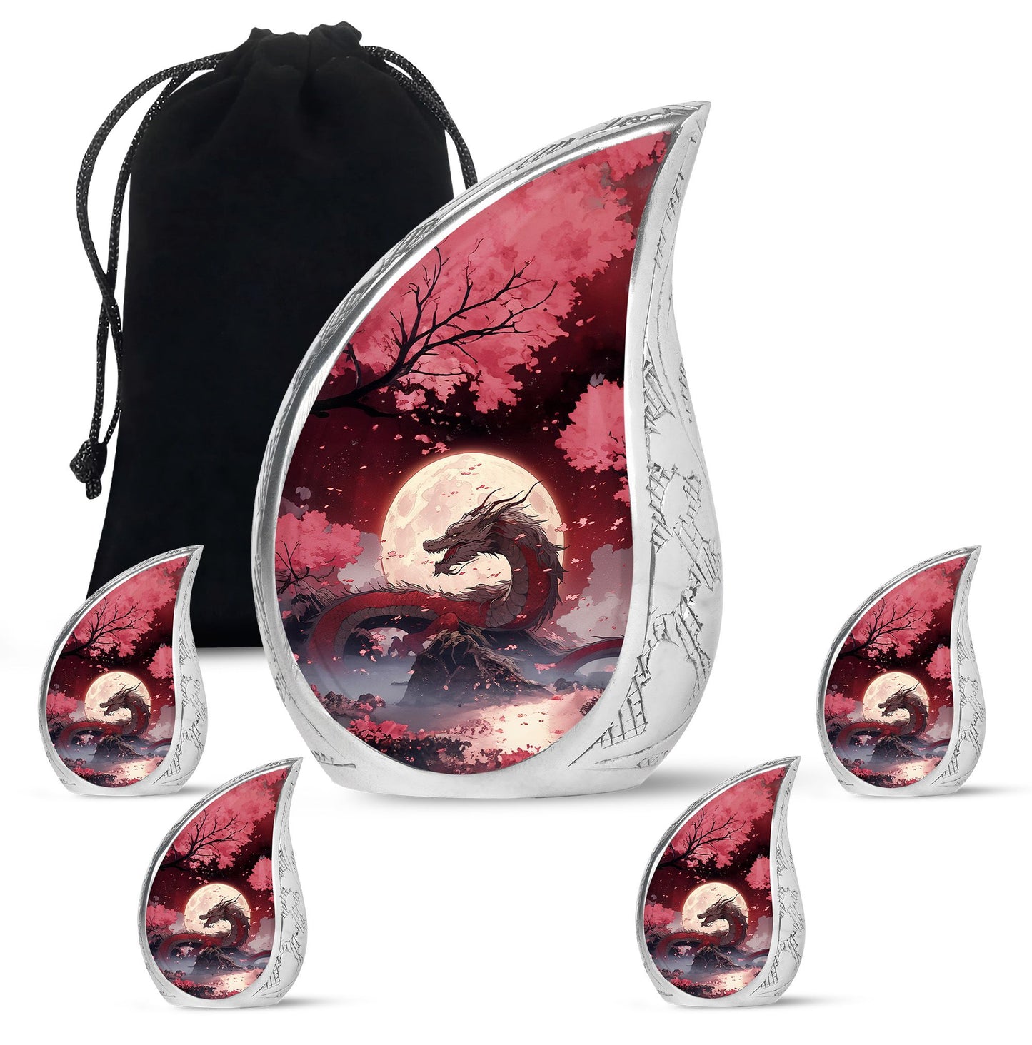  Dragon Urn Large Urn 10 Inch