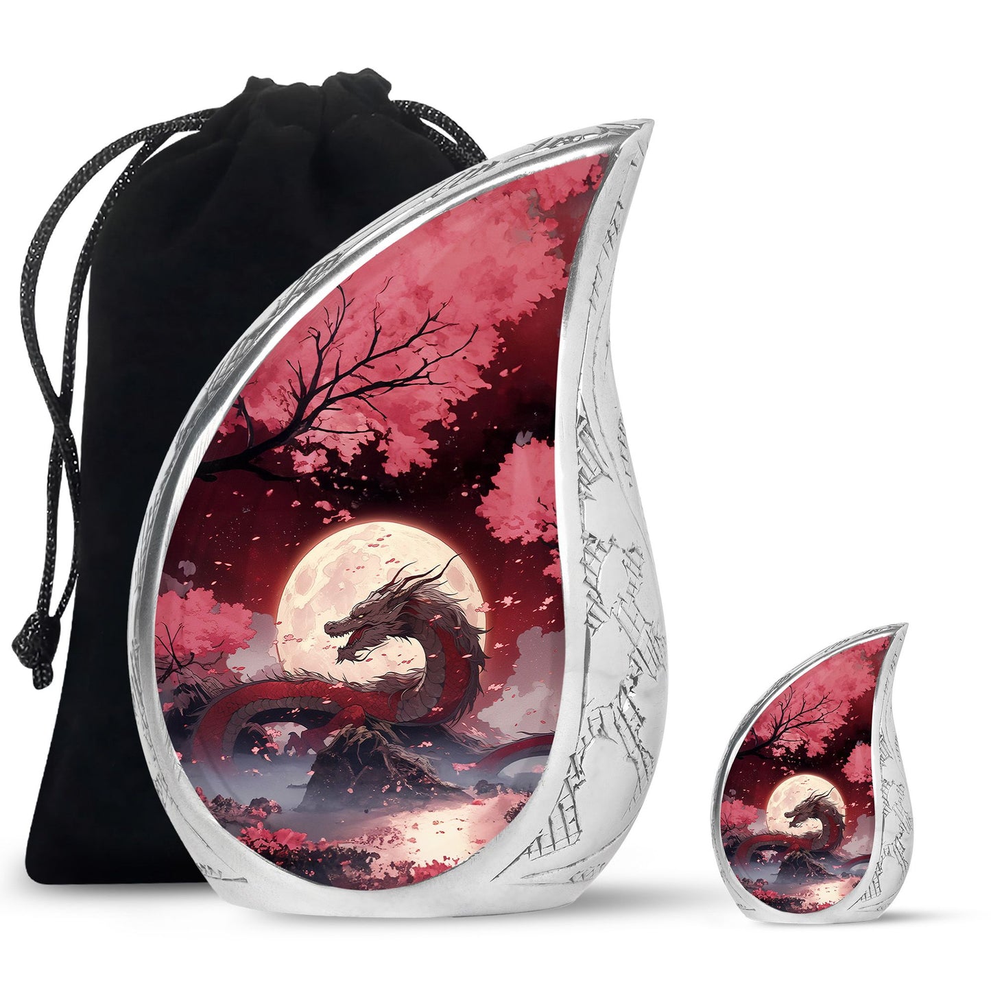 Dragon Urn Large Urn With 2 Keepsake Urn