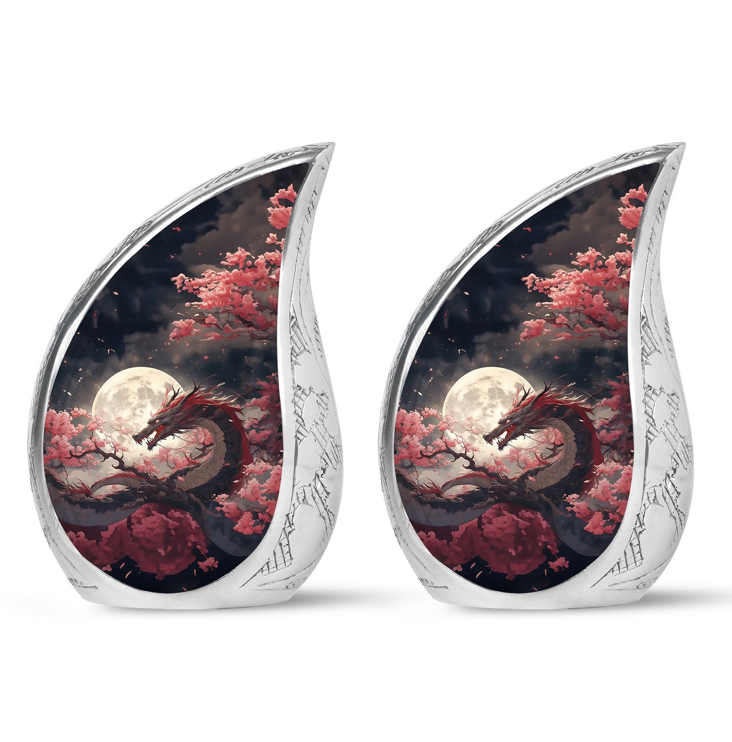  Dragon Urn 3 Inch Keepsake Pack of 4