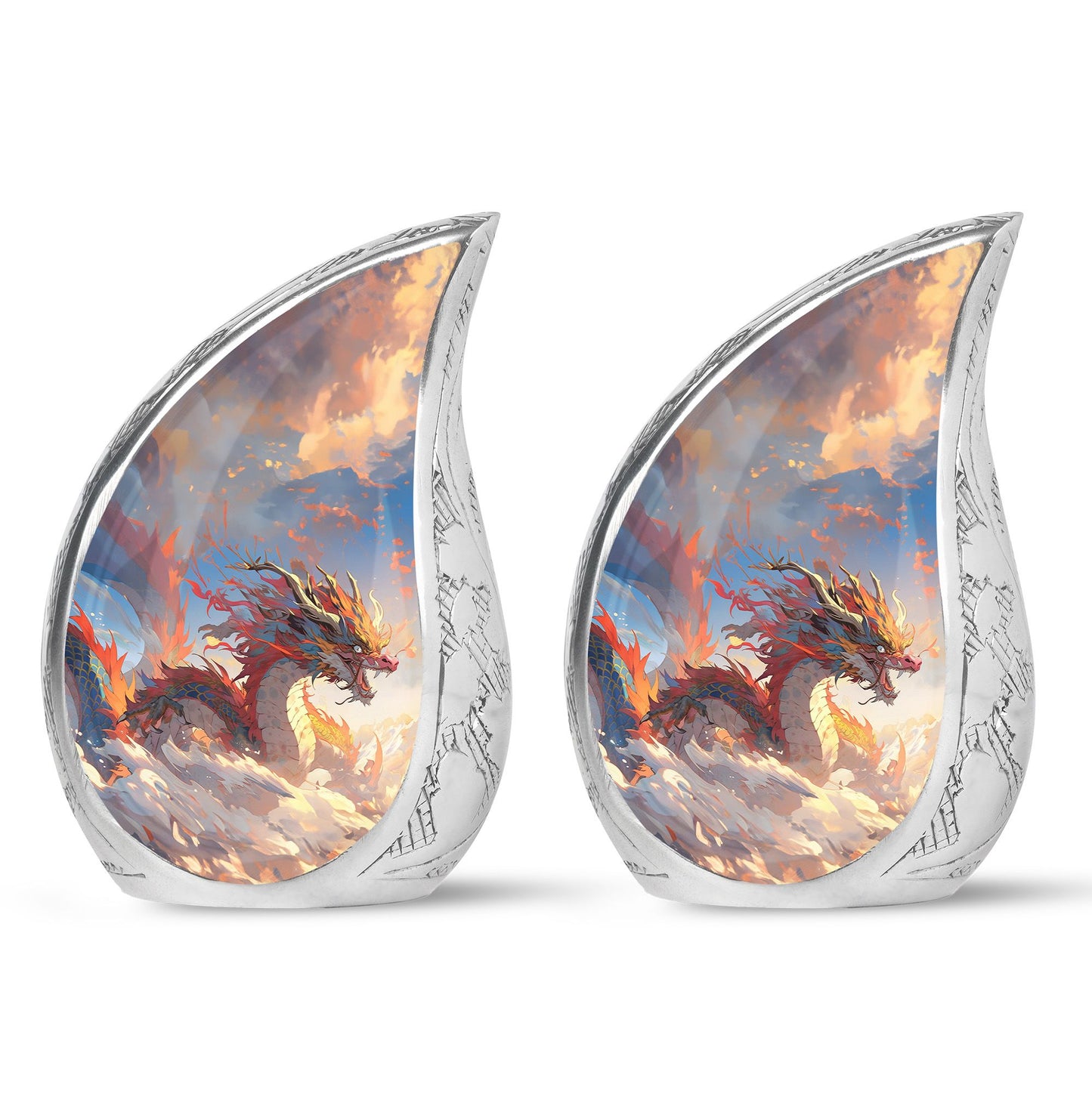  Dragon Urn 3 Inch Keepsake Pack of 4