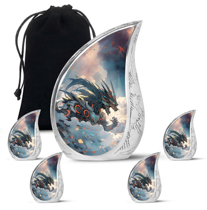  Dragon Urn Large Urn 10 Inch