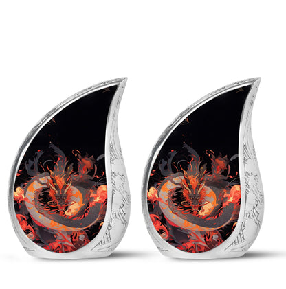  Dragon Urn 3 Inch Keepsake Pack of 4