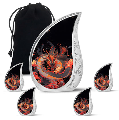  Dragon Urn Large Urn 10 Inch