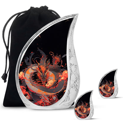  Dragon Urn Large Urn With 4 Keepsake Urn