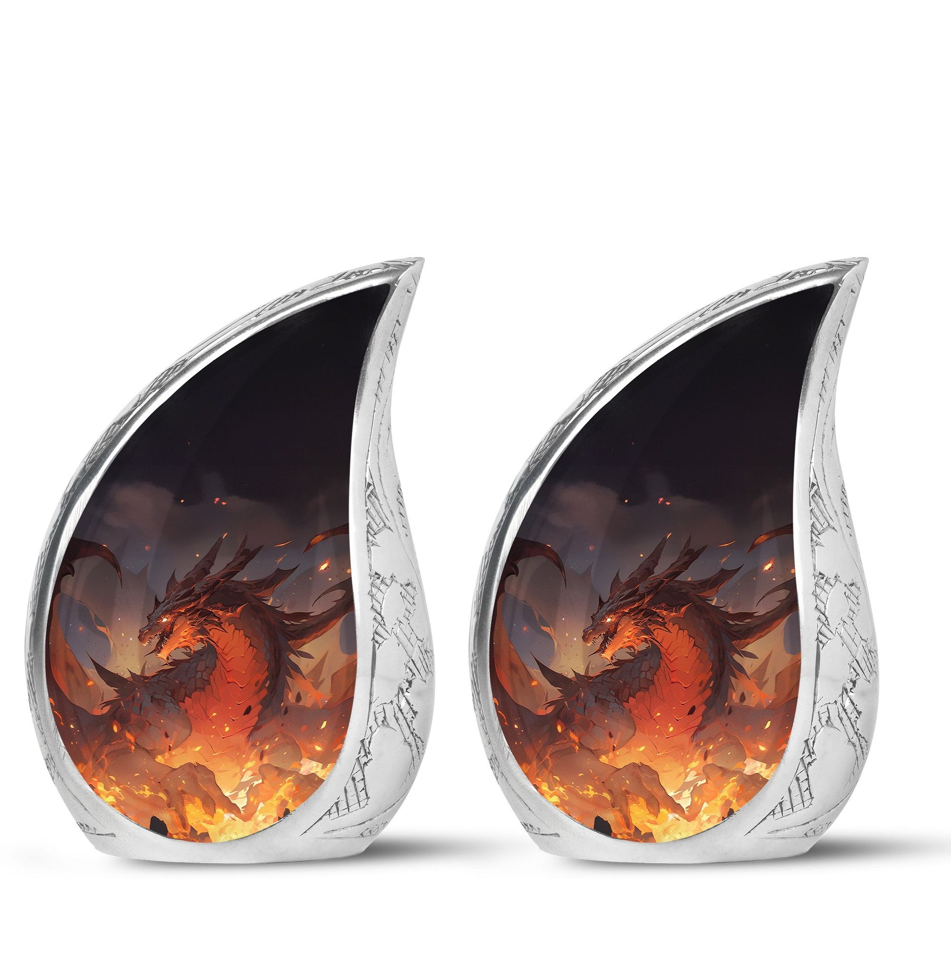  Dragon Urn 3 Inch Keepsake Pack of 4