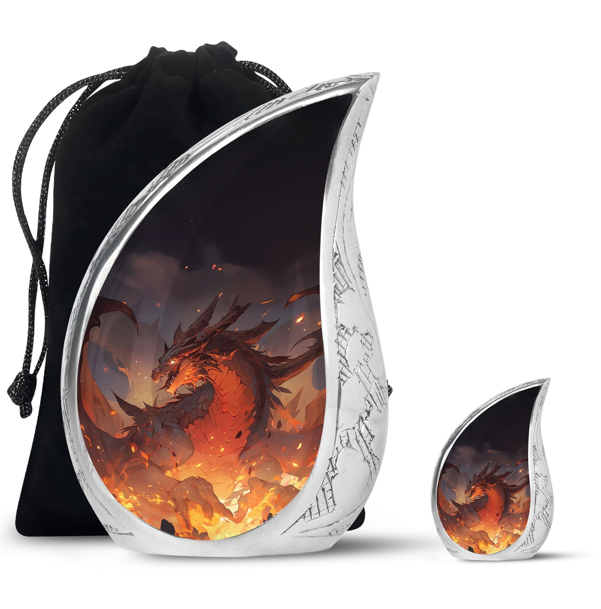  Dragon Urn Large Urn With 2 Keepsake Urn