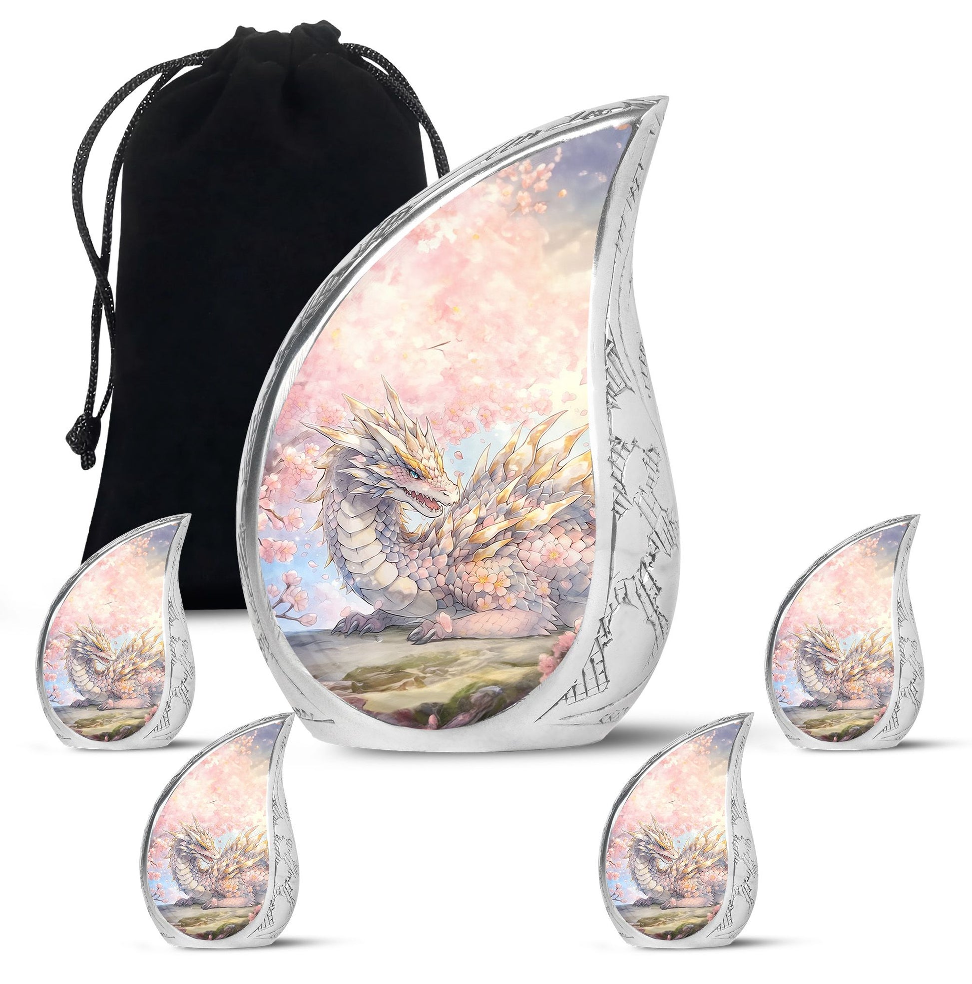  Dragon Urn Large Urn 10 Inch