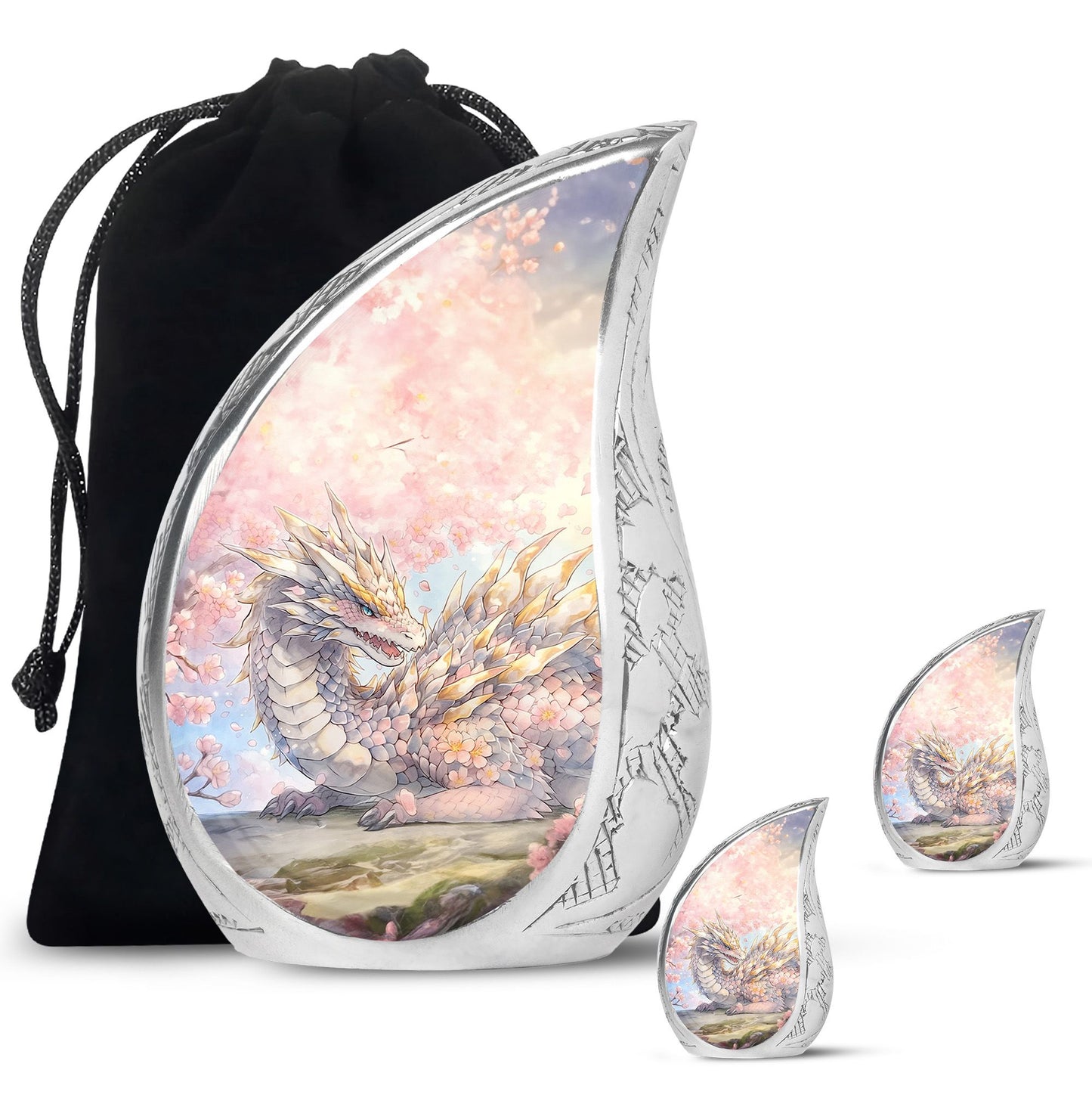  Dragon Urn Large Urn With 4 Keepsake Urn