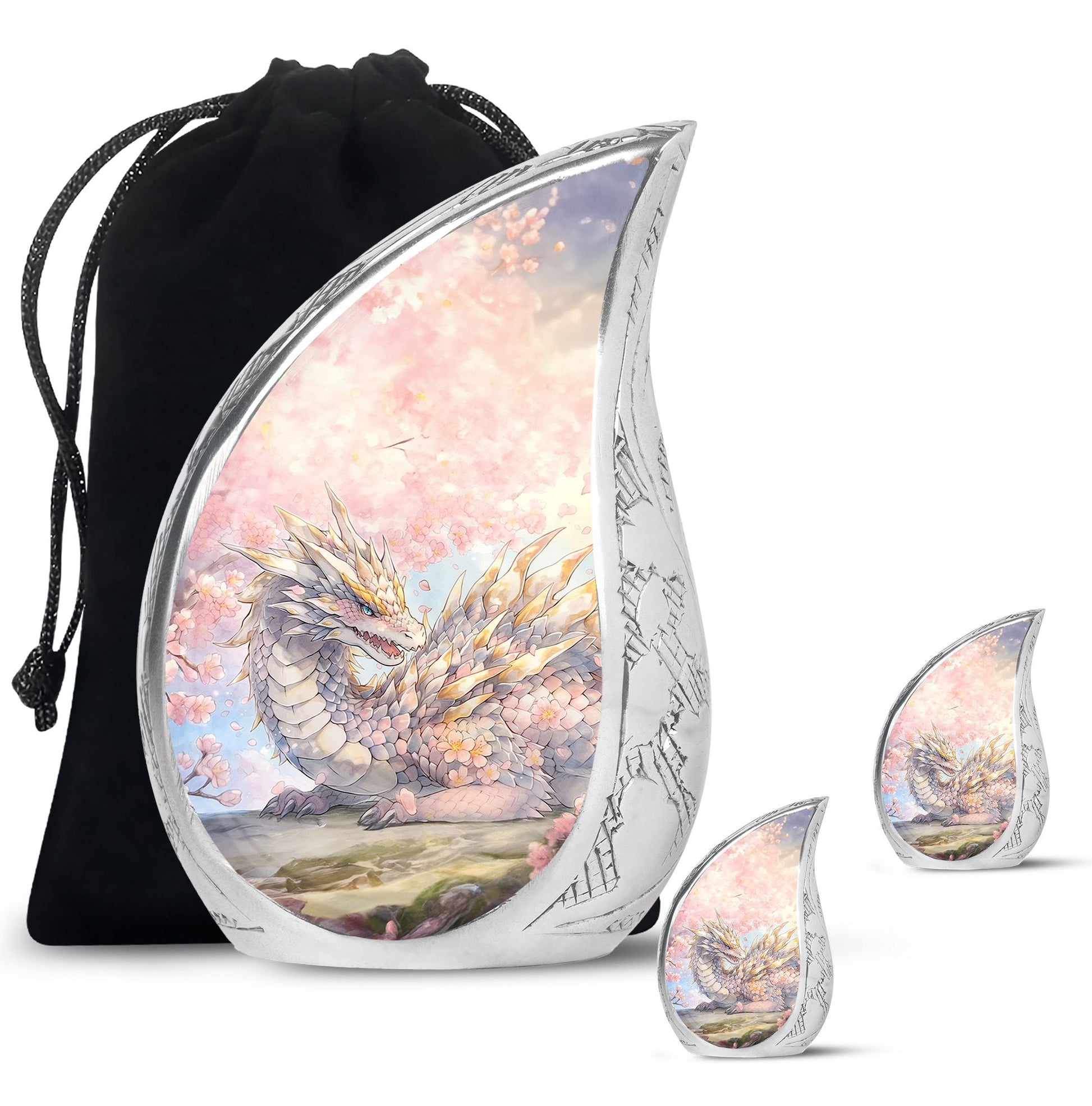  Dragon Urn Large Urn With 4 Keepsake Urn