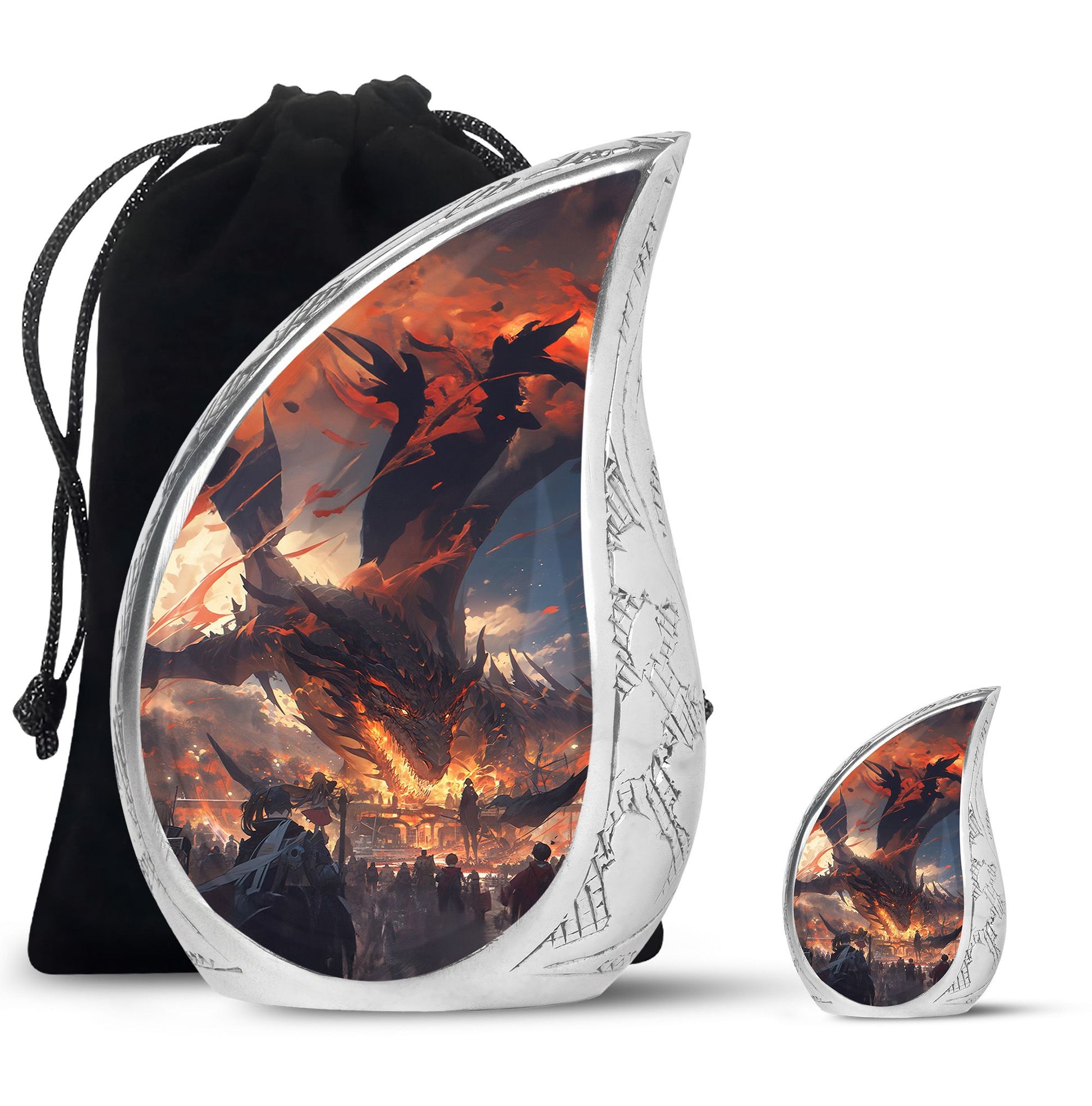 Dragon Cremation Urn for Human Ashes - Adult Urns For Men & Women