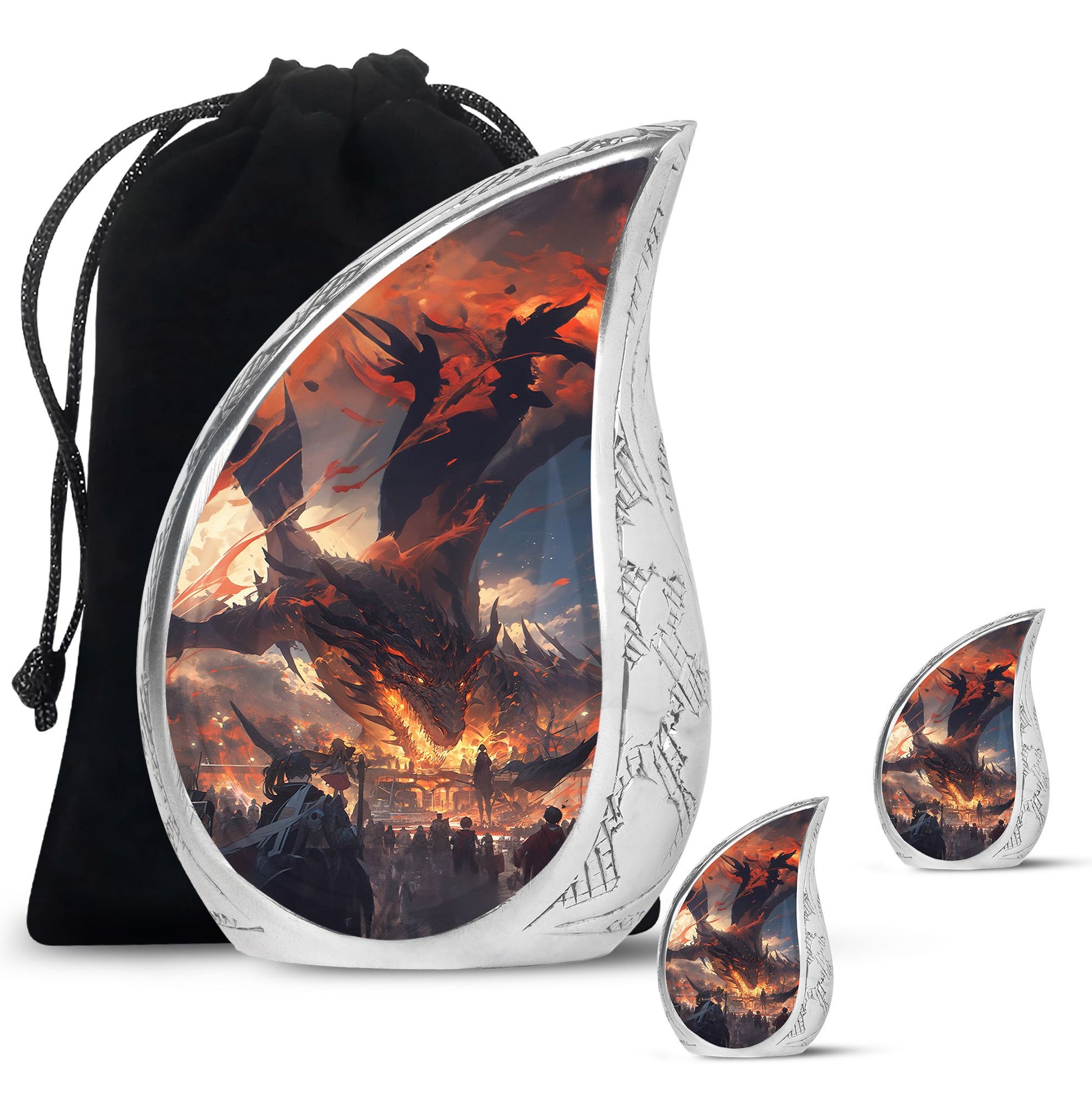 Dragon Cremation Urn for Human Ashes - Adult Urns For Men & Women