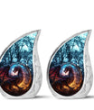 Dark Flame Dragon Cremation Urn for Human Ashes - Funeral Urns For Ashes