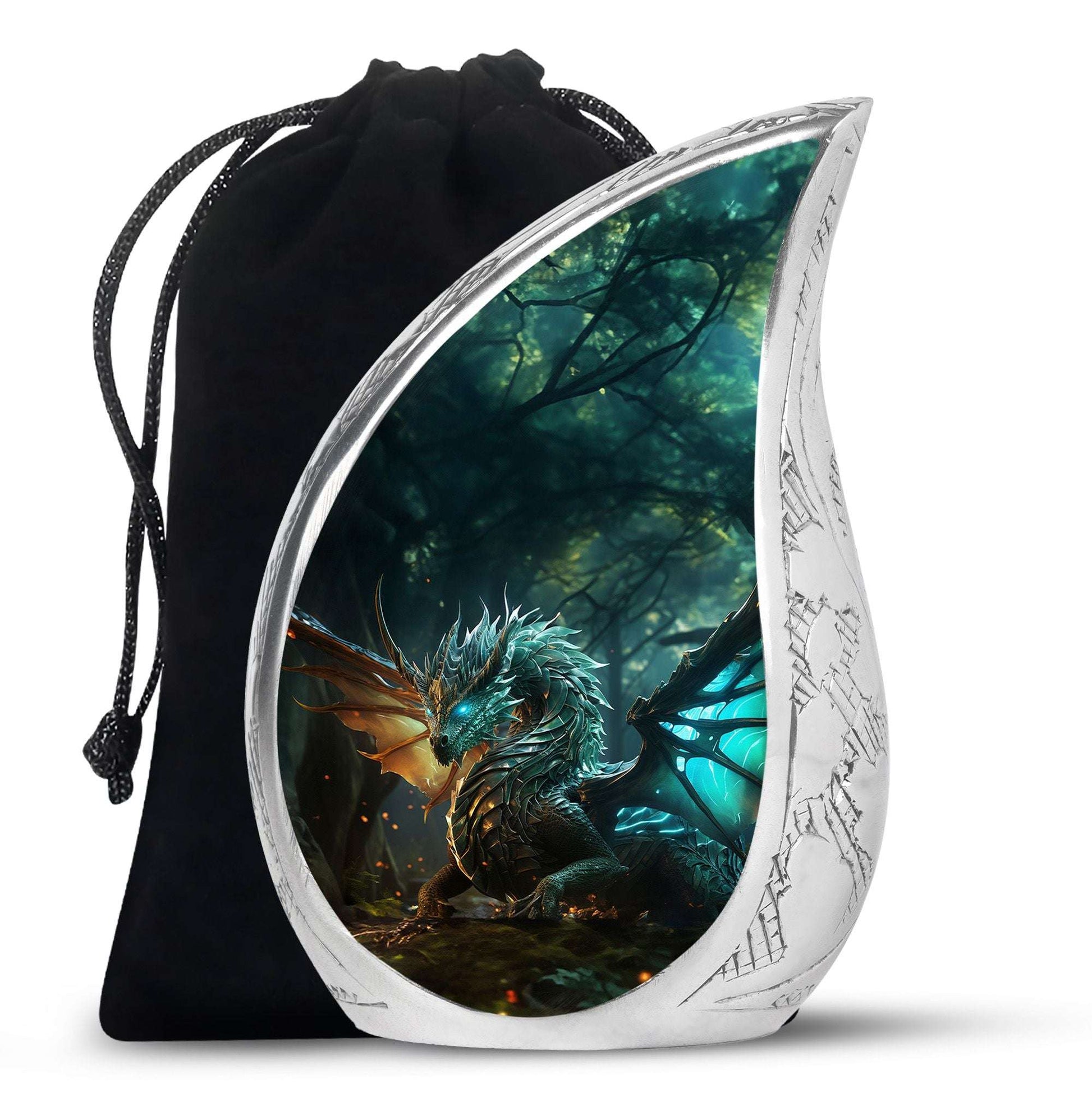 Dragon Cremation Urn – Fantasy Memorial Keepsake for Ashes