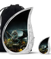 Dragon Of Enchanted Woods - Dragon Urns Funeral Large  Urns