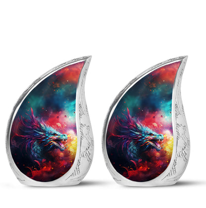 Colorful Dragon Urn - Dragon Urns Funeral Large Cremation Urns For Ashes