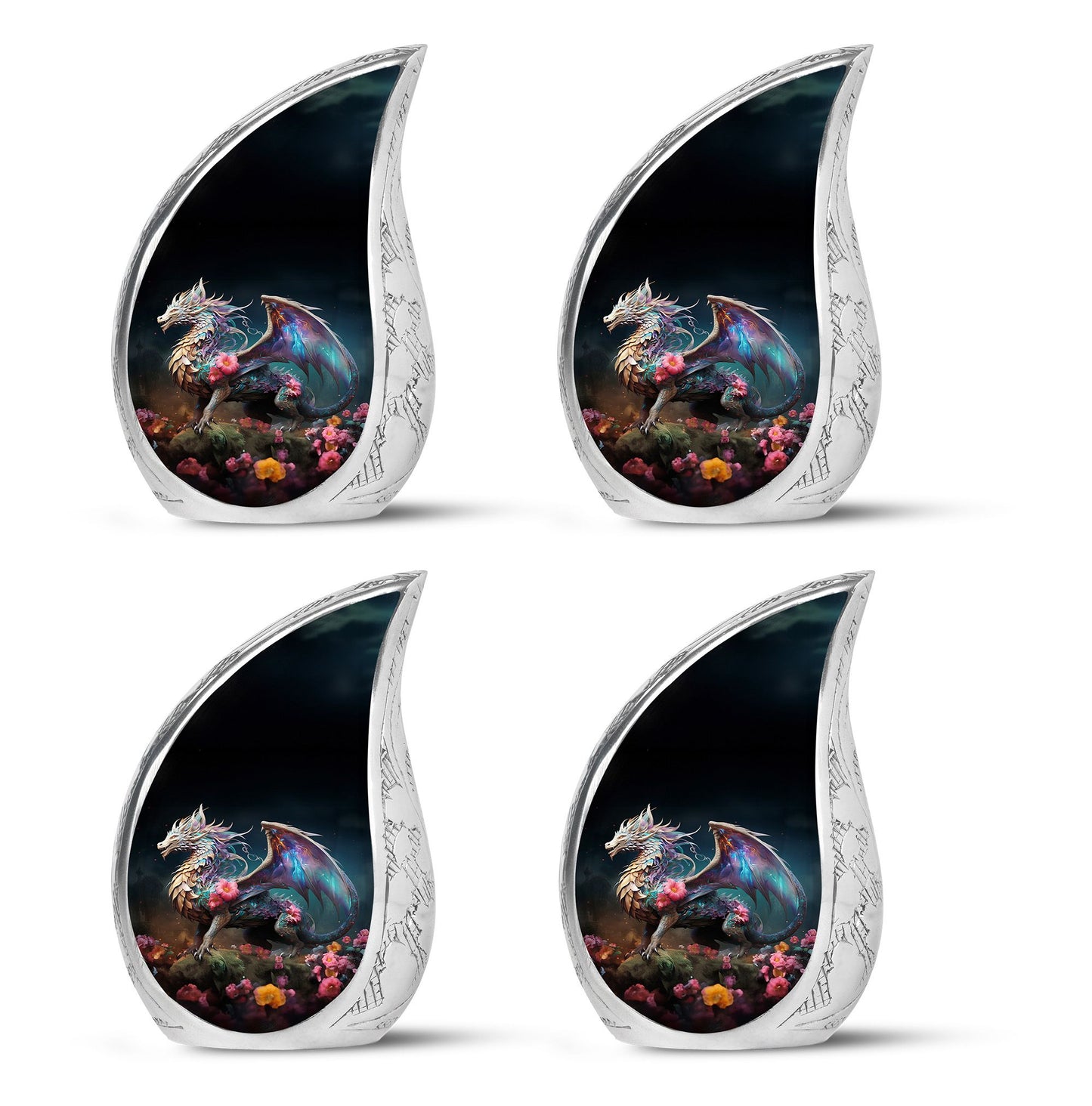 Colorful Dragon Urn For Sale - Dragon Urns Funeral Large Cremation Urns