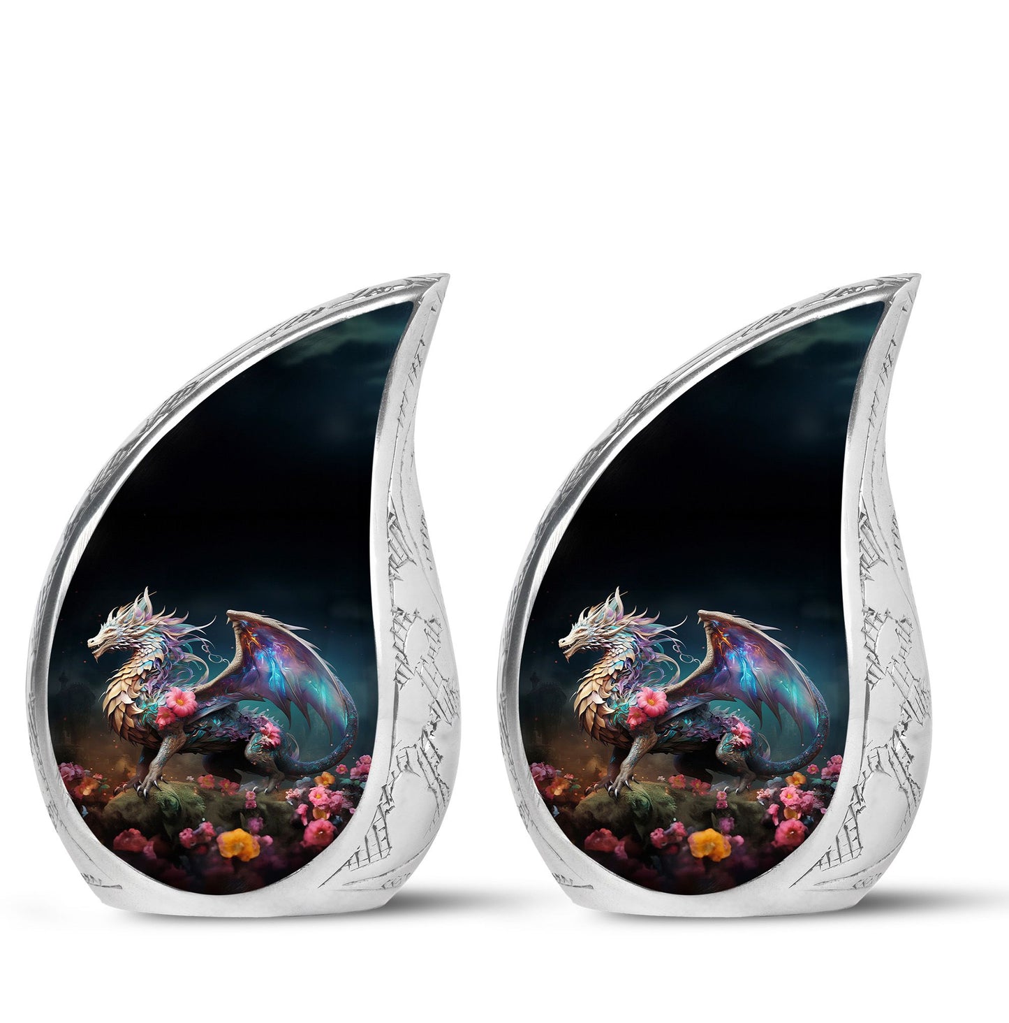 Colorful Dragon Urn For Sale - Dragon Urns Funeral Large Cremation Urns