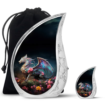 Colorful Dragon Urn For Sale - Dragon Urns Funeral Large Cremation Urns