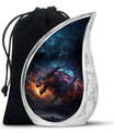 Cosmic Dragon's Roar Urn - Large & Small Cremation Urns For Ashes