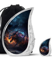 Cosmic Dragon's Roar Urn - Large & Small Cremation Urns For Ashes