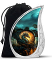 Dragon Fire Cremation Urn for Human Ashes - Burial Urns For Adult