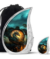 Dragon Fire Cremation Urn for Human Ashes - Burial Urns For Adult