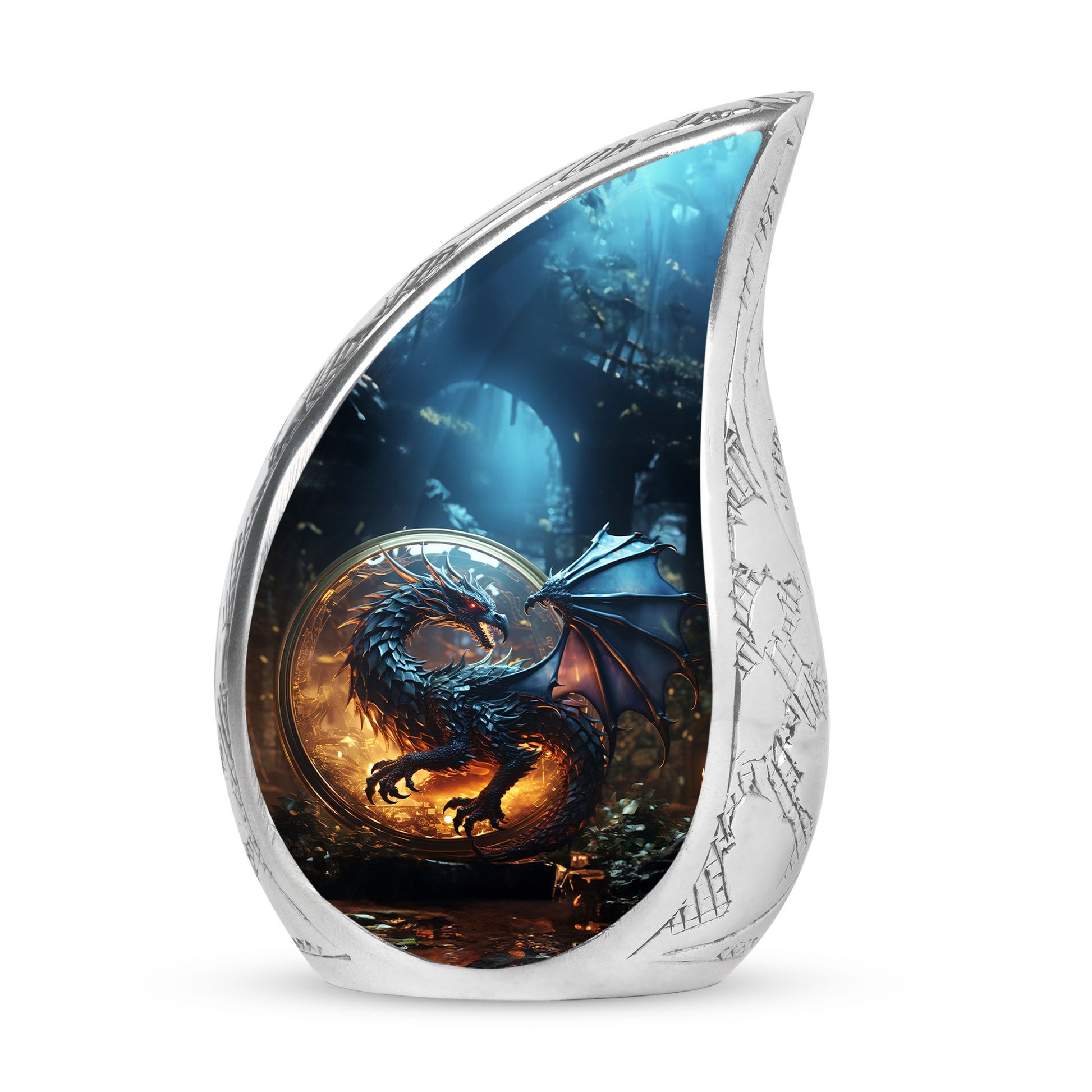 Dragon Memorial Urn - Dragon Urns Funeral Large Cremation Urns