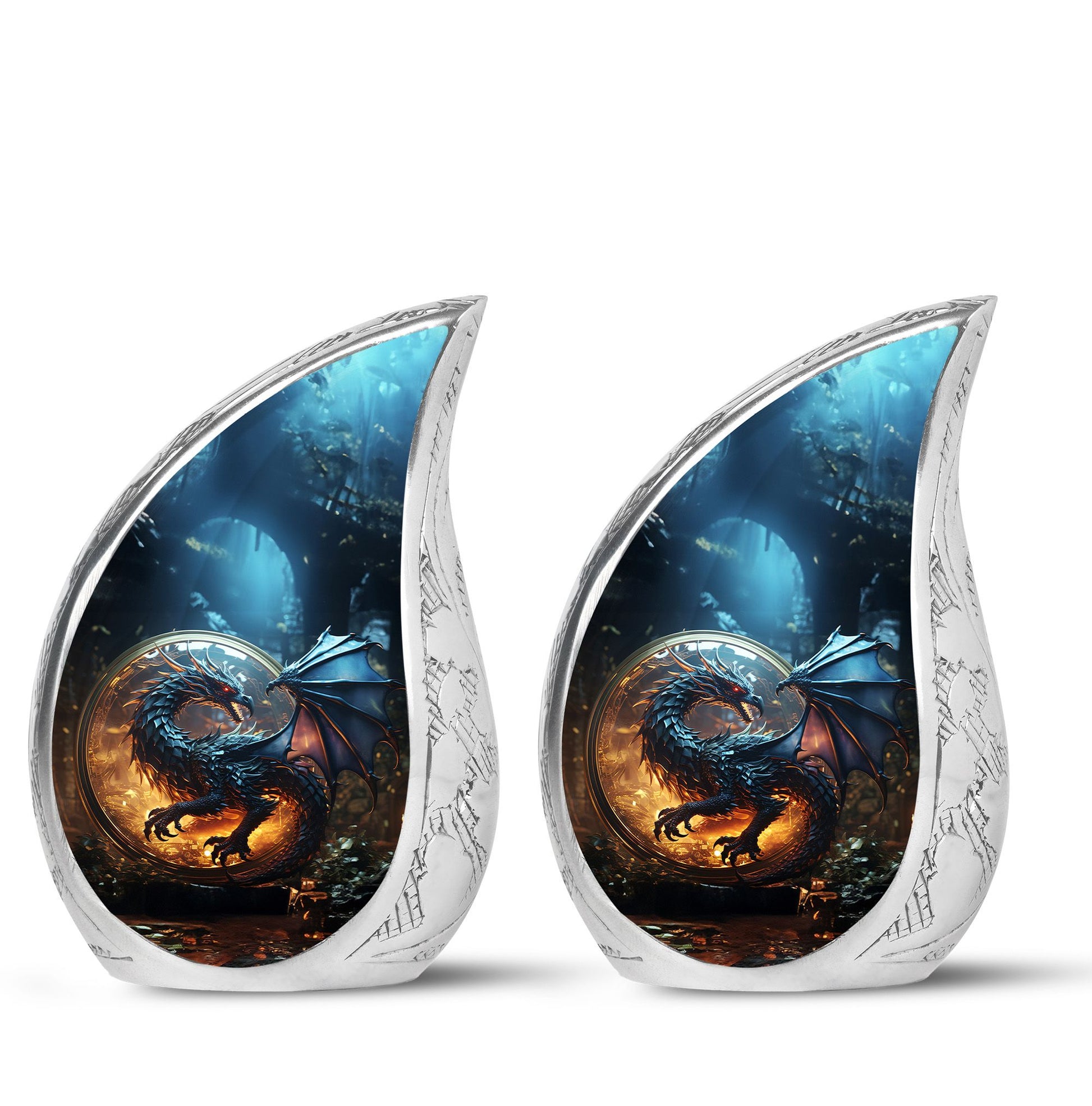 Dragon Memorial Urn - Dragon Urns Funeral Large Cremation Urns